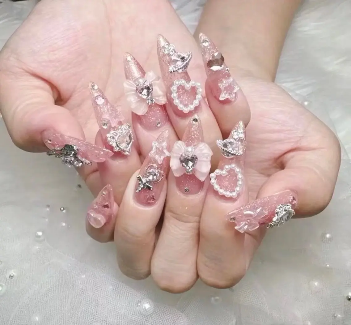 ネイル フレンチネイル ジェルネイル ハロウィン キラキラネイル 韓国ネイル ハンドネイル H.baby Nail Salonのネイルデザイン