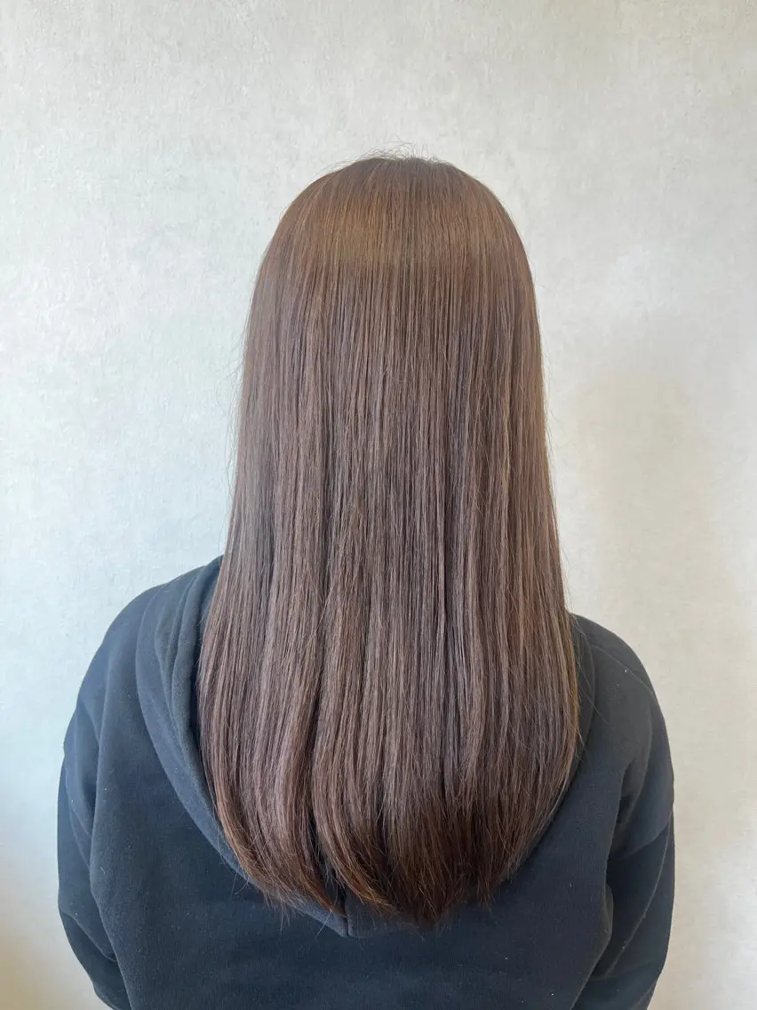 ロング カラー ヘアカラー トリートメント 縮毛矯正🫧/ 武笠 友香🤍のヘアスタイル