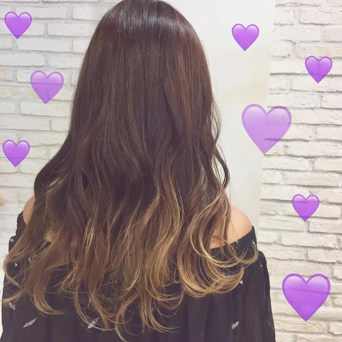 ロング カラー グラデーションカラー 外国人風カラー HAUS 片山みほのヘアスタイル