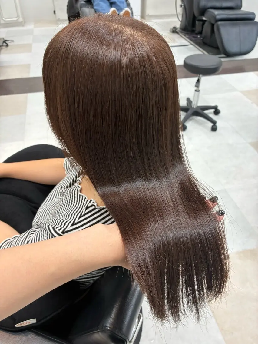 ミディアム ヘアカラー 透明感カラー 🐕‍🦺Juriのヘアスタイル