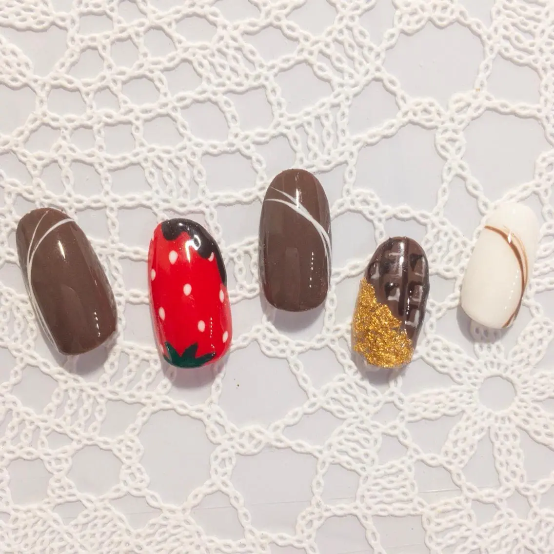 ネイル バレンタイン TiaryNail まほのネイルデザイン