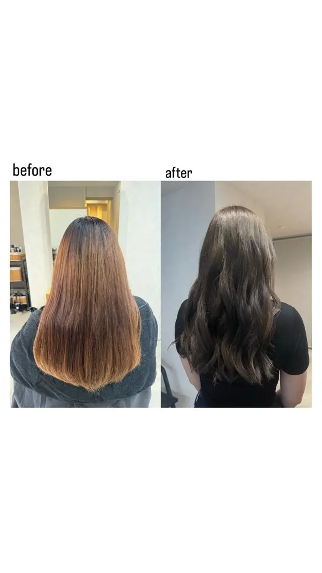ロング ヘアカラー AMATORA SPA/福井美悠のヘアスタイル