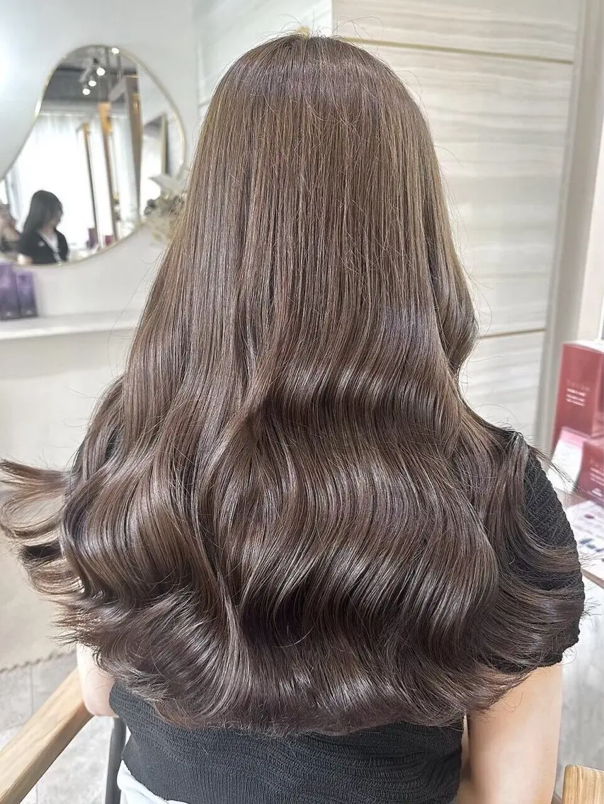 ロング カラー ‪💄心 葉/大宮 /ワンカラー🖤のヘアスタイル