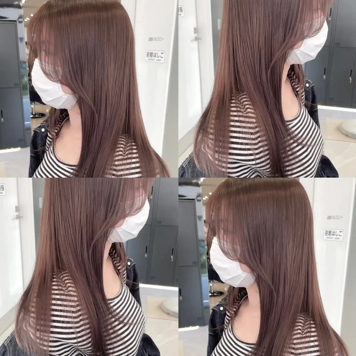 ミディアム カラー ヘアカラー トリートメント 新宿/顔周りカット/ レイヤー/がっきーのヘアスタイル