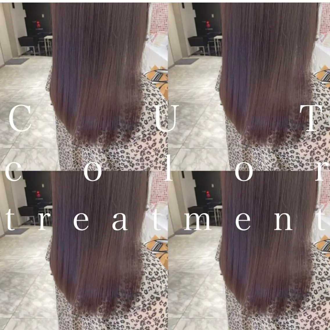 ミディアム カラー 透明感カラー トリートメント 韓国っぽ水光肌カラー マンツーマン🫧なおのヘアスタイル