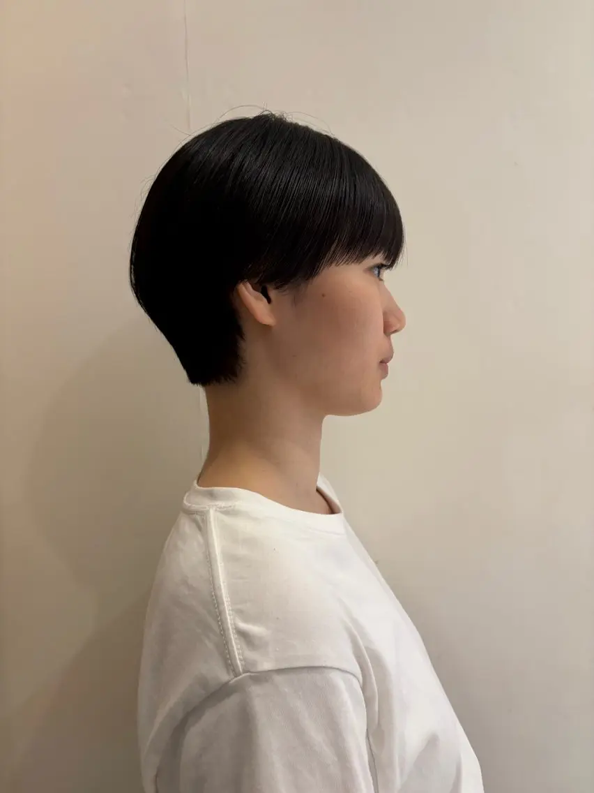 ショート カラー パーマ ショートカット/ 榎本　璃己のヘアスタイル