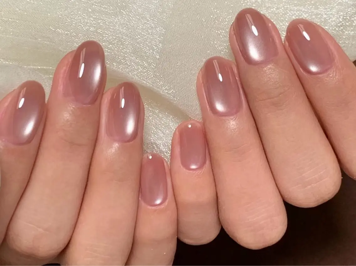 ネイル オーロラネイル 長さ出し フラッシュネイル フラワーネイル フットネイル ハンドネイル 🎀 Ruruのネイルデザイン