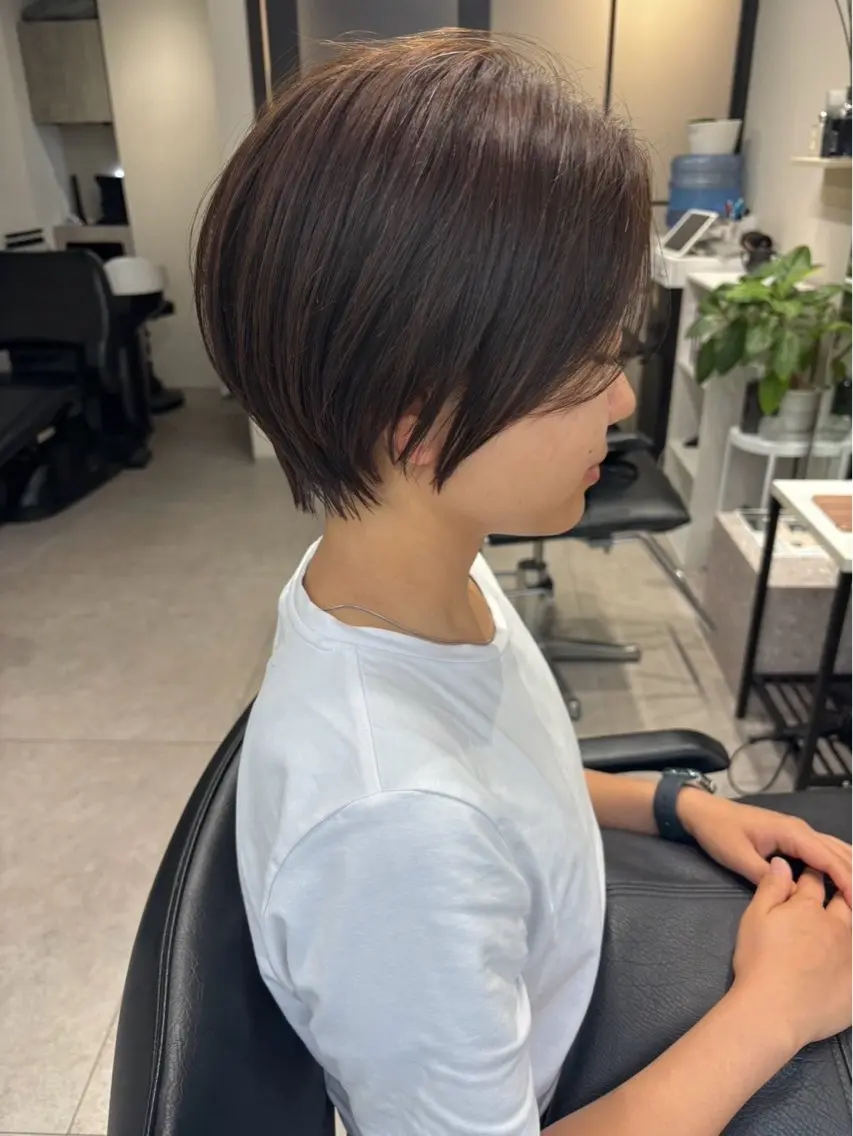 ショート カット ヘアカラー 🌸インナーカラー 🌸藤井春華のヘアスタイル