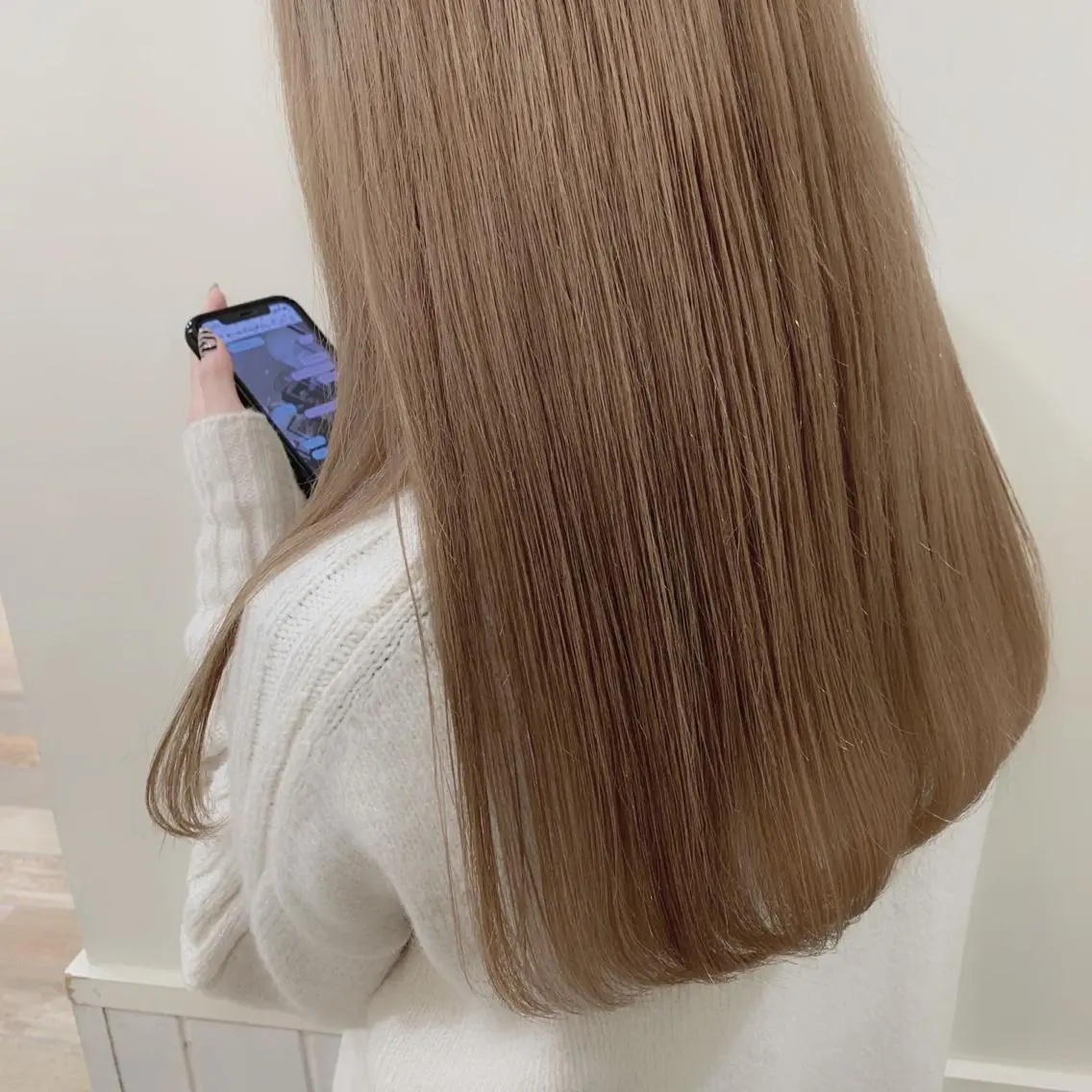 ロング トリートメント ブリーチなしWカラー ／レイヤー🎀マリノのヘアスタイル
