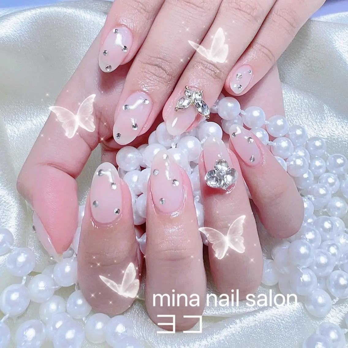 ネイル 🦋チップ長さだし 専門店🦋のネイルデザイン