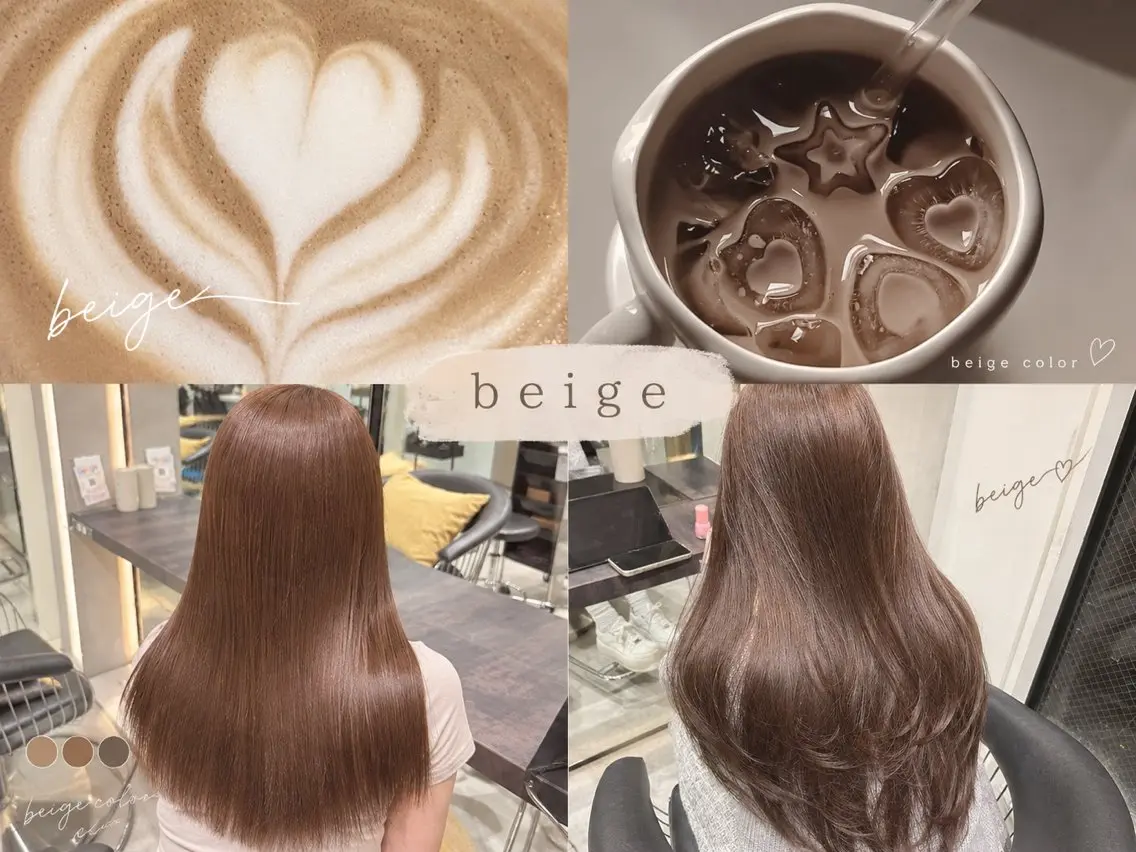 ロング カラー ベージュカラー ブラウンカラー ブラウンベージュ 透明感カラー レイヤーカット 透明感カラー/ ブリーチ/aoi🖤のヘアスタイル