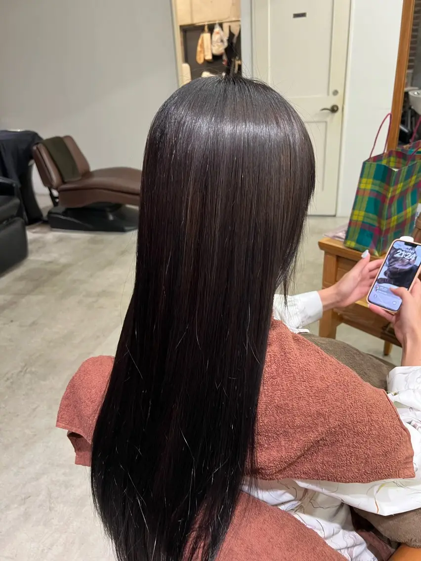 ヘアカラー+トリートメント✨の写真