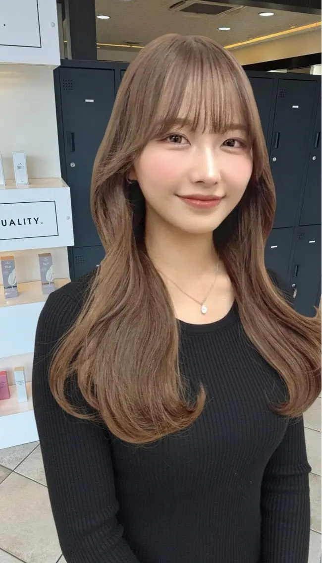 ロング 淵野辺カラーモデル 募集🌼MOKAのヘアスタイル