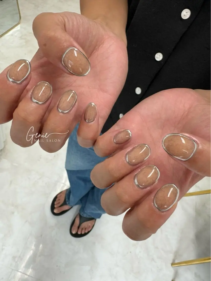 ネイル ニュアンスネイル ハンドネイル Nail salon Genieのネイルデザイン
