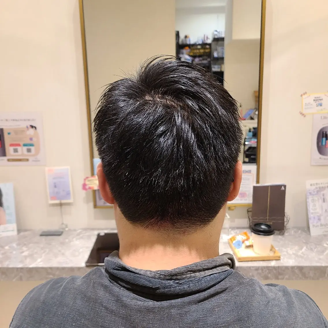 ショート カラー メンズ カット ヘアカラー トリートメント 中井 啓悟のヘアスタイル