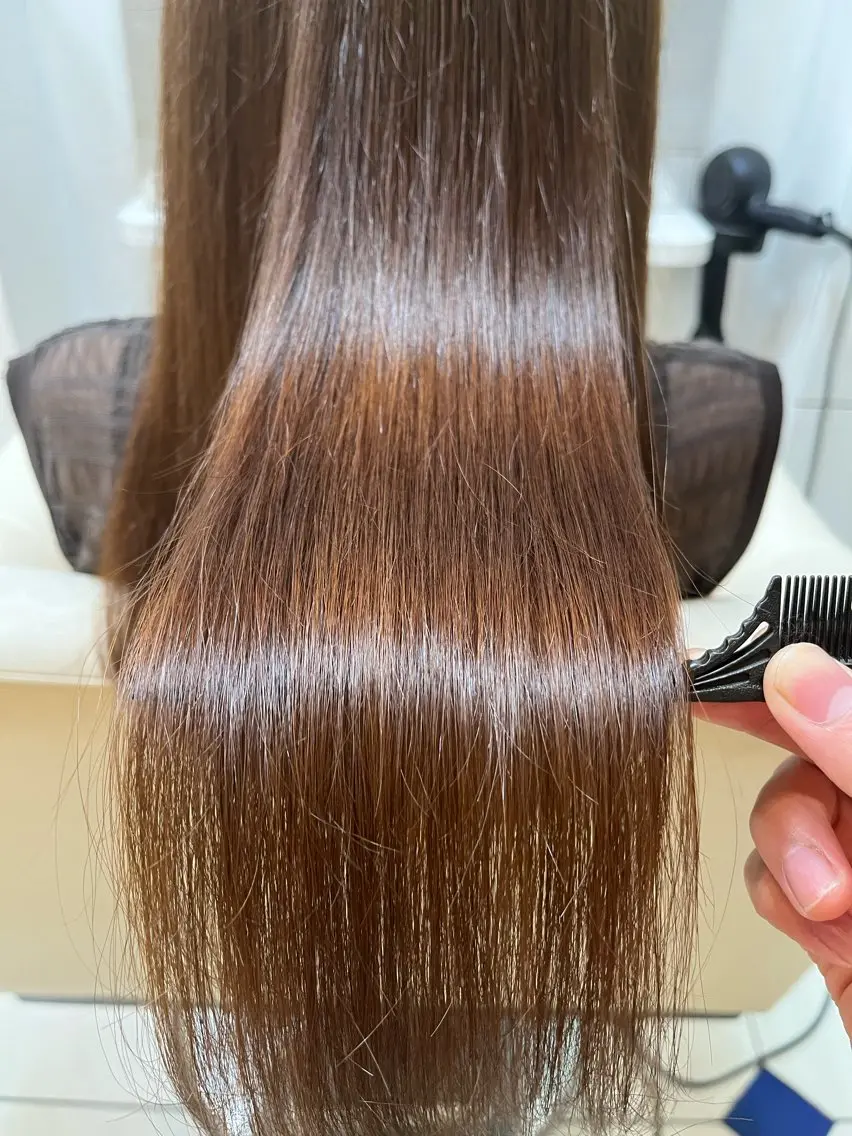 ロング 髪質改善 柳川 玲也のヘアスタイル