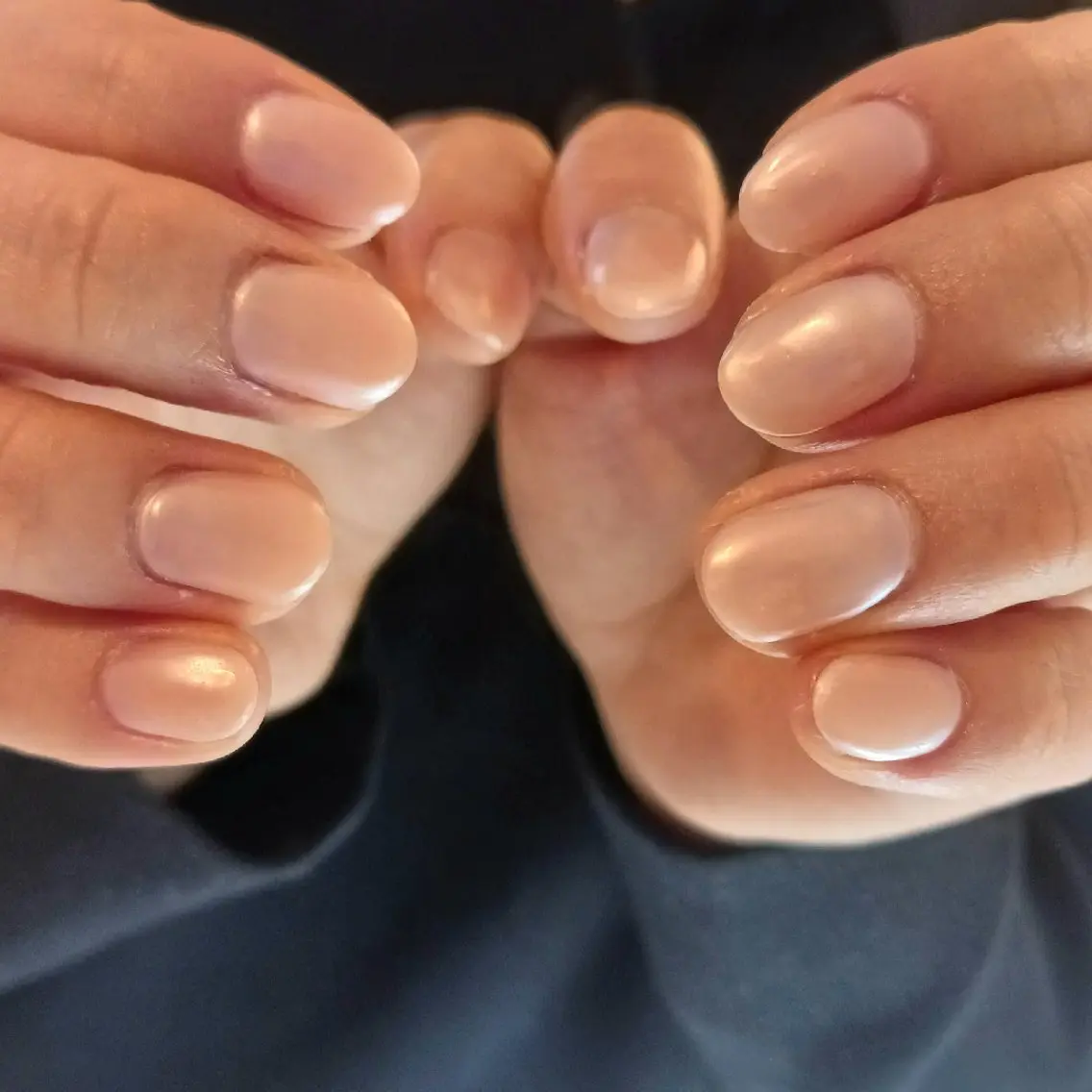 ネイル オーロラネイル ジェルネイル 持ち込み ワンカラーネイル シンプルネイル ハンドネイル owlnail /持込みデザイン専門のネイルデザイン