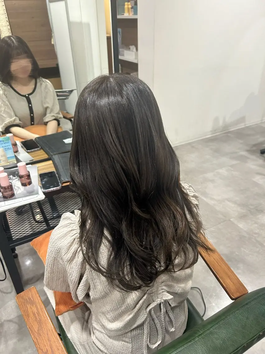 カラー kanae🫧 |透明感カラー|平尾のヘアスタイル