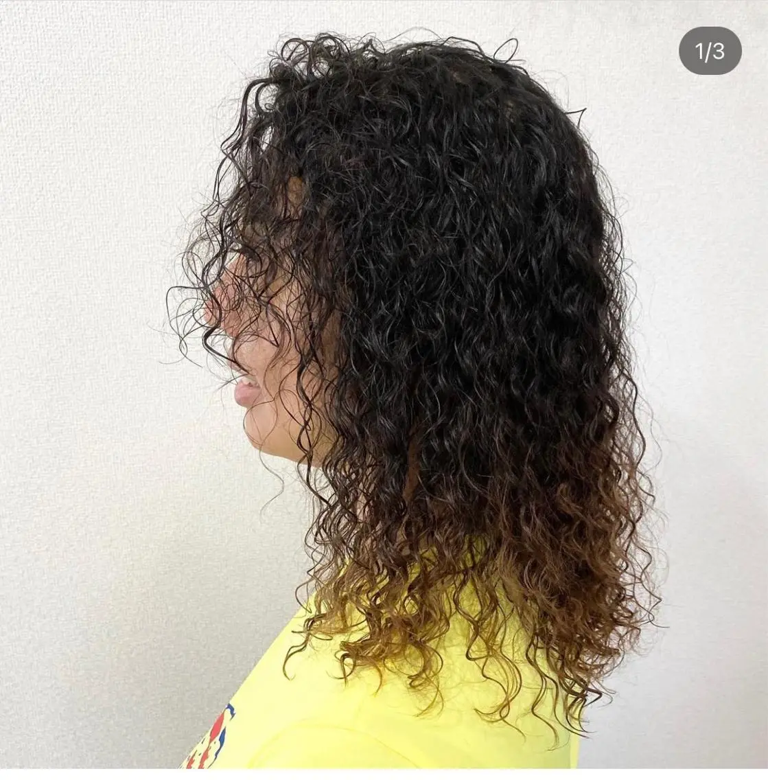 パーマ スパイラルパーマ 永田 百苗のヘアスタイル