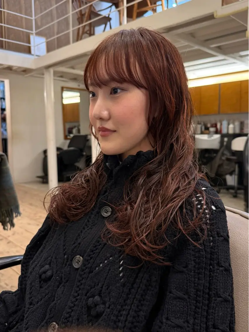 ロング カラー パーマ 原宿/ケパーマ 🧺ユウマのヘアスタイル