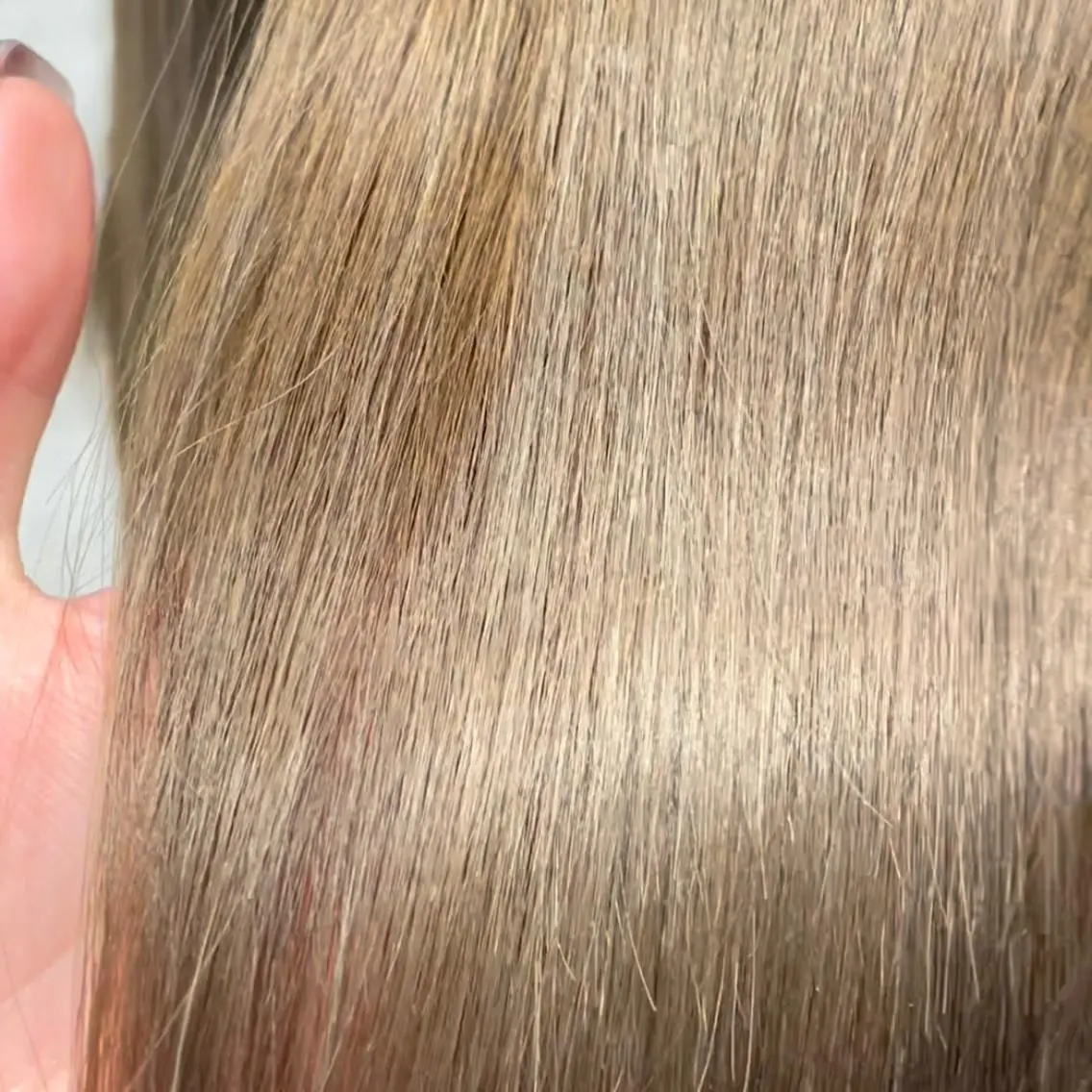 ミディアム 🤎小顔レイヤー /ベージュ🤎友香のヘアスタイル