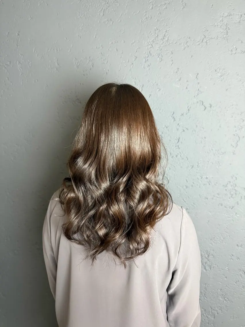 ロング カット ヘアカラー トリートメント SAIKA🫧メンズ カット/透明感カラーのヘアスタイル