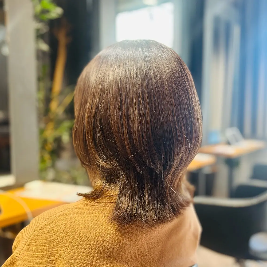 ミディアム plune 村松のヘアスタイル
