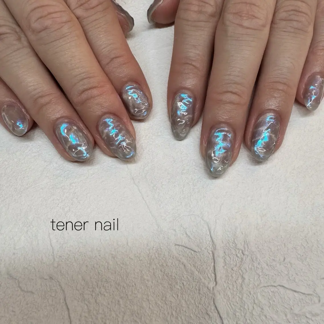 ネイル オーロラネイル ハンドネイル テネルネイル tener nailのネイルデザイン