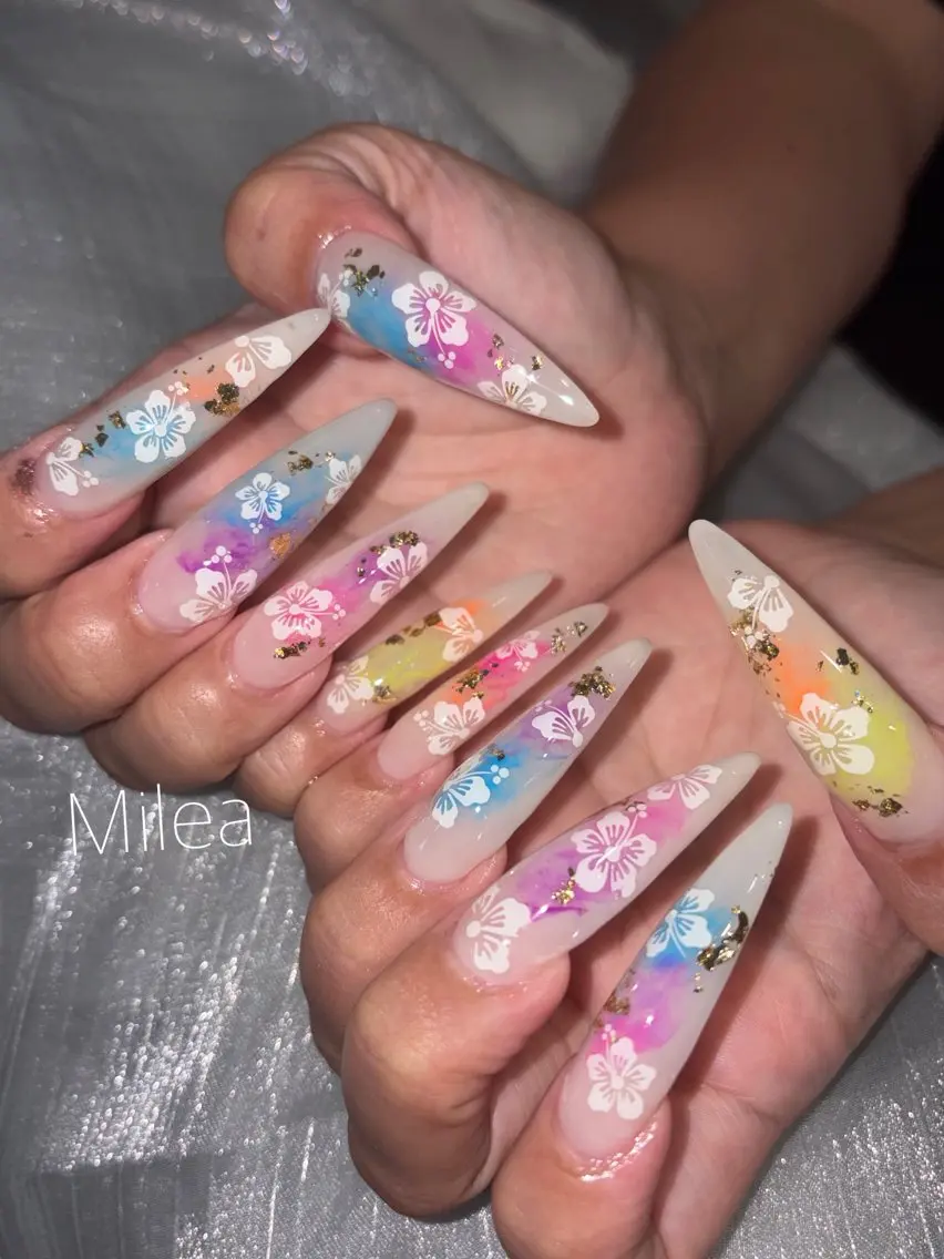 ネイル Milea🩵 Sayaka🪩のネイルデザイン
