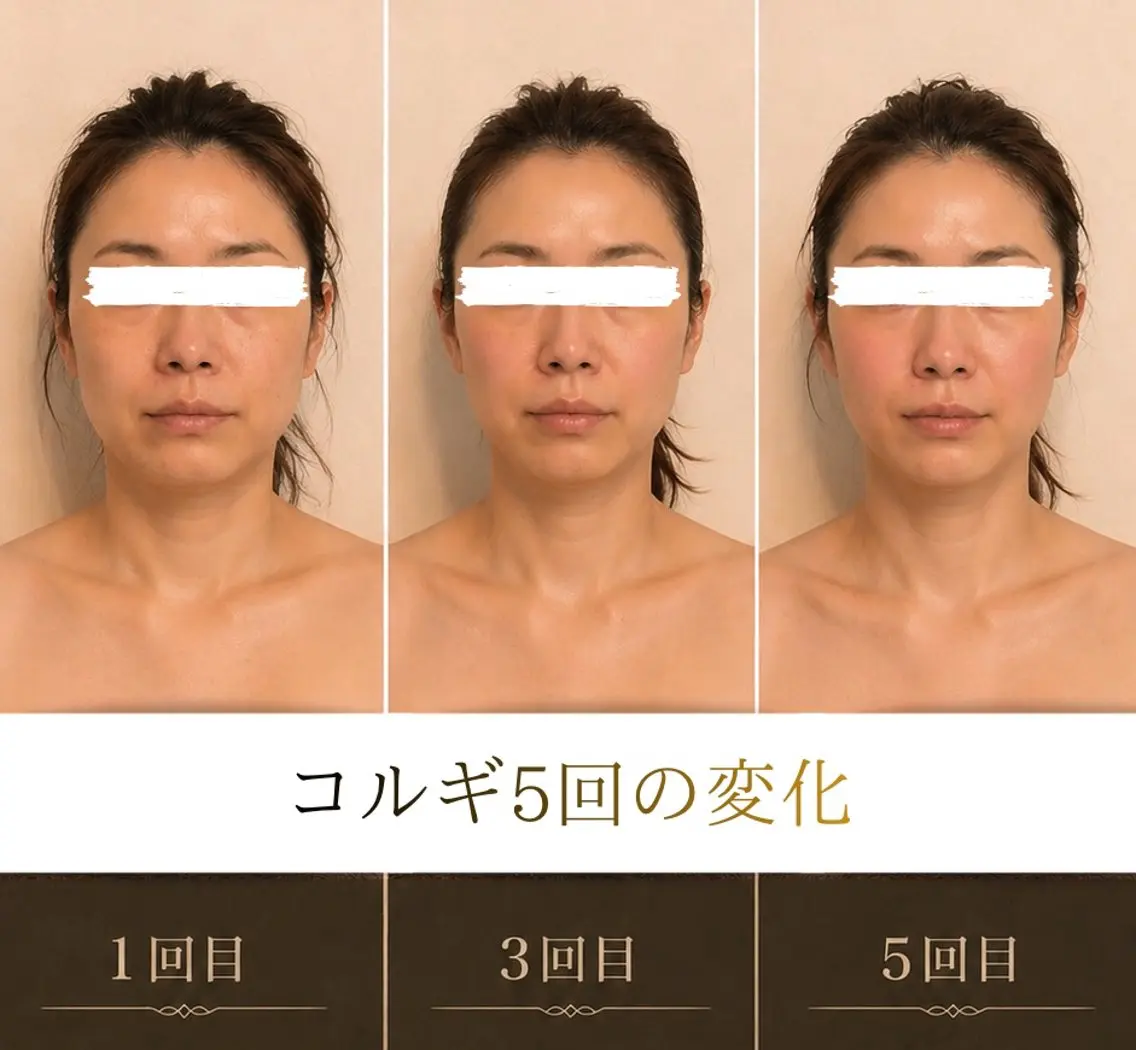 【速攻×持続】本格コルギ＋肩甲骨剥がし＋小顔定着！石膏パック付｜カウンセリングお会計込みで90分の写真