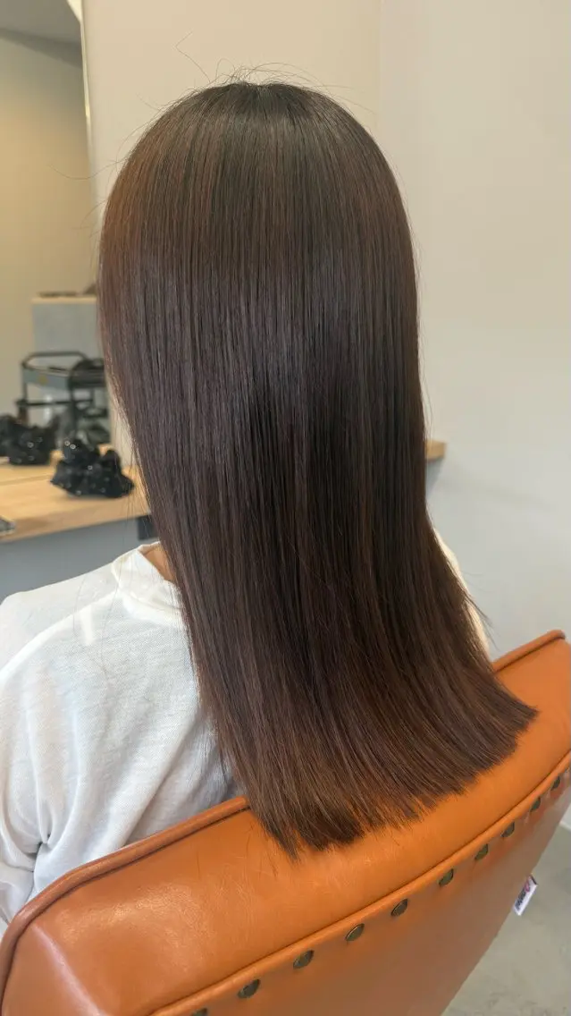 ロング カラー 奥尾 安奈のヘアスタイル