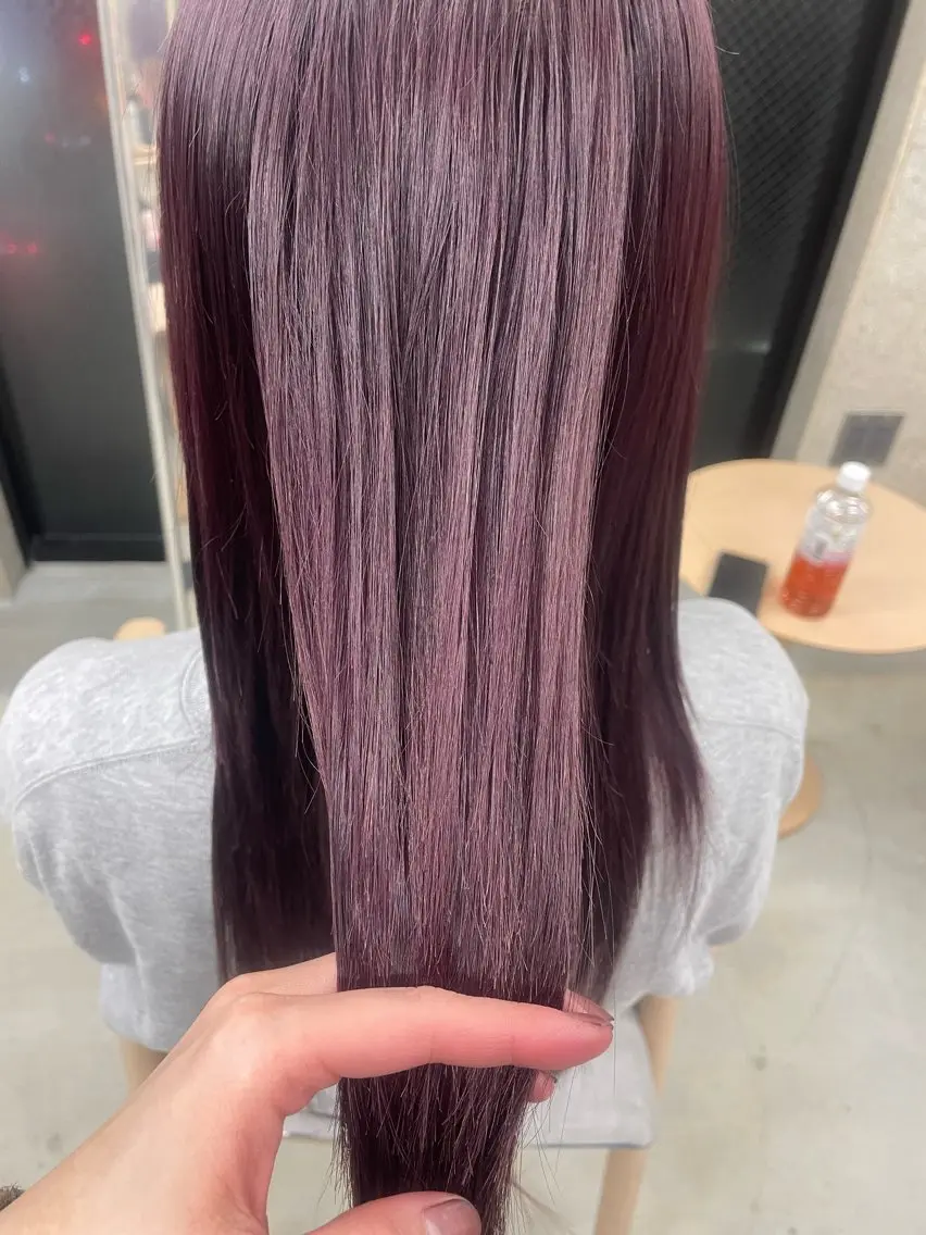 ロング カラー レッドカラー ロング ヘアカラー 『SiLO』 rumiのヘアスタイル
