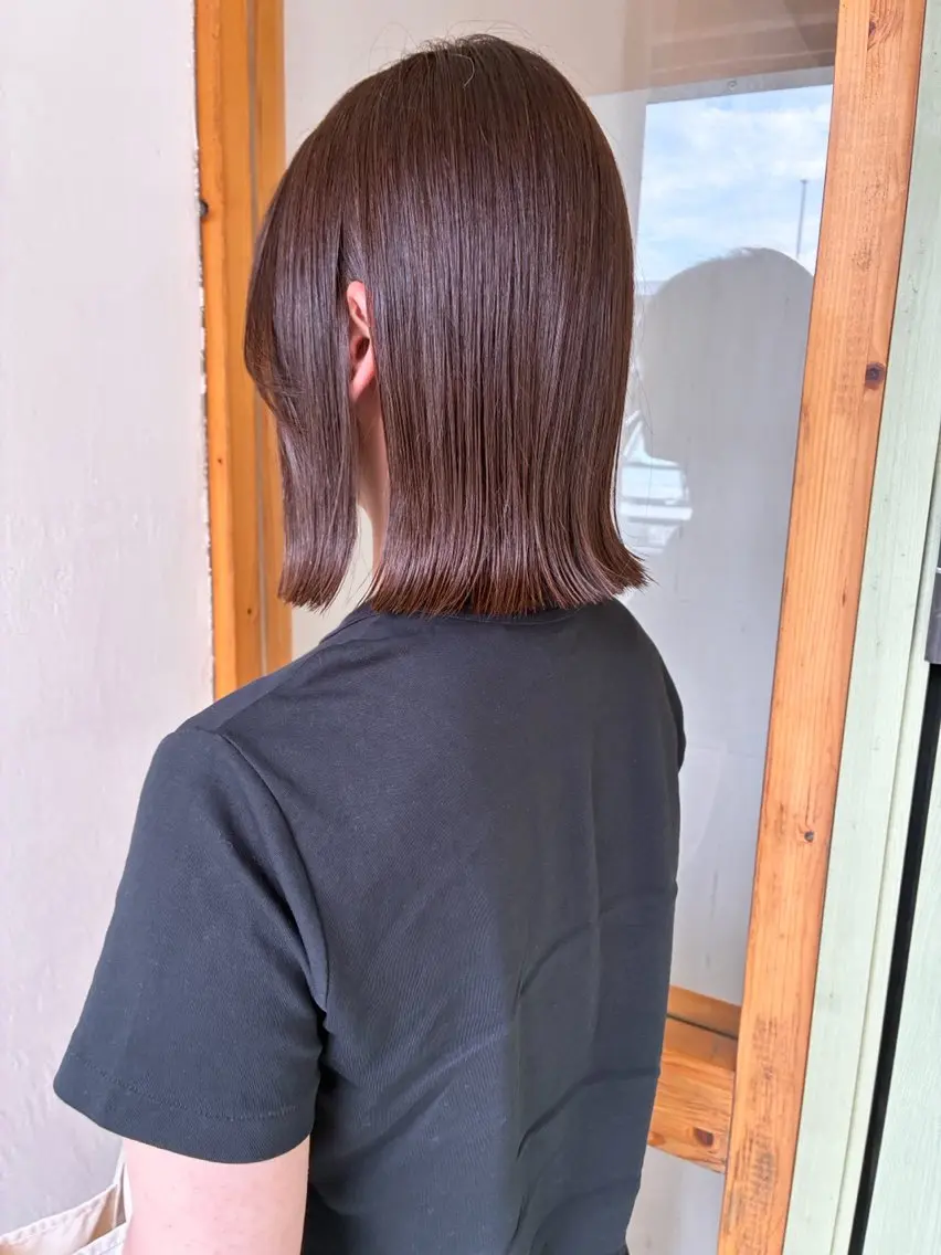 ショート カラー ヘアカラー 原 藍琉のヘアスタイル