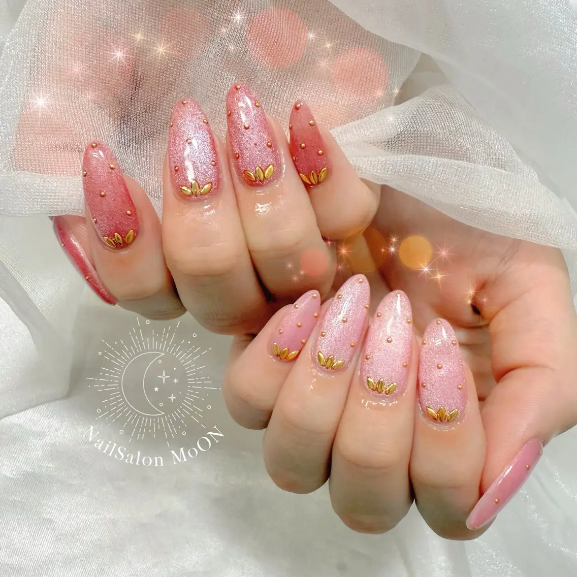 ネイル ハンドネイル ハンドケア MoON...❤︎ MeGuのネイルデザイン