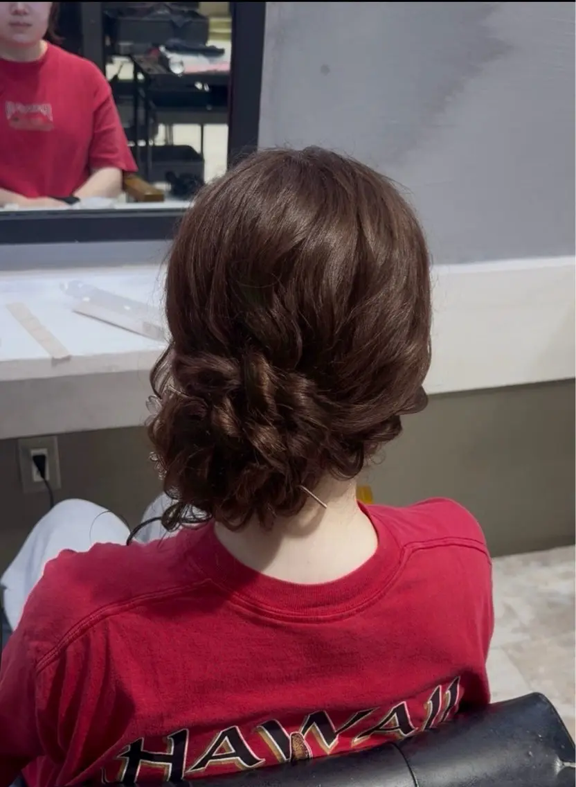 ヘアアレンジ 浴衣 ヘアセット aina 🤍のヘアスタイル