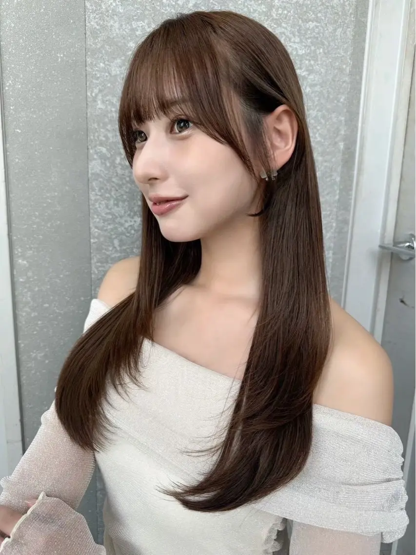 ロング カット ヘアカラー トリートメント 🦋高屋敷陸🦋 レイヤー/ハイトーンのヘアスタイル