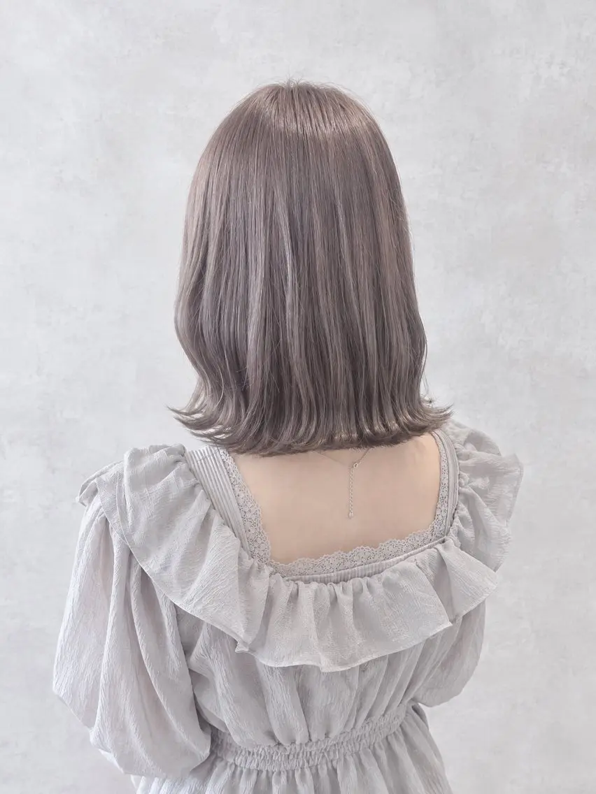 ミディアム カラー 🫧ツヤ髪/透明感 カラー🫧AOIのヘアスタイル