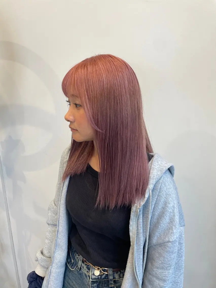 ロング カット ヘアカラー トリートメント ナチュラルカラー 児玉優香のヘアスタイル