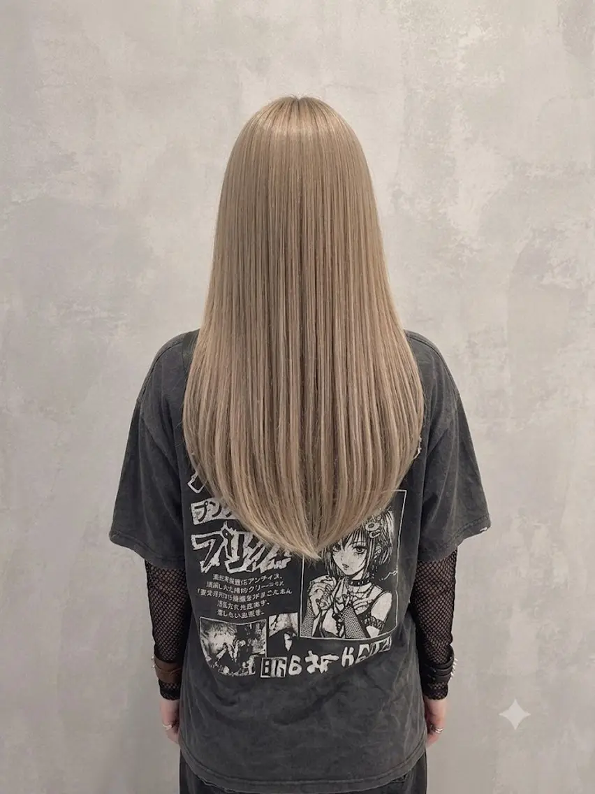 セミロング 🫧‪縮毛矯正 かとうよしき🫧のヘアスタイル