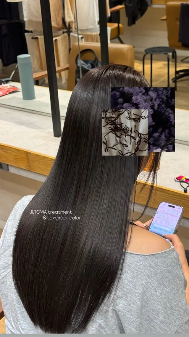 カラー 秋田 未宇のヘアスタイル