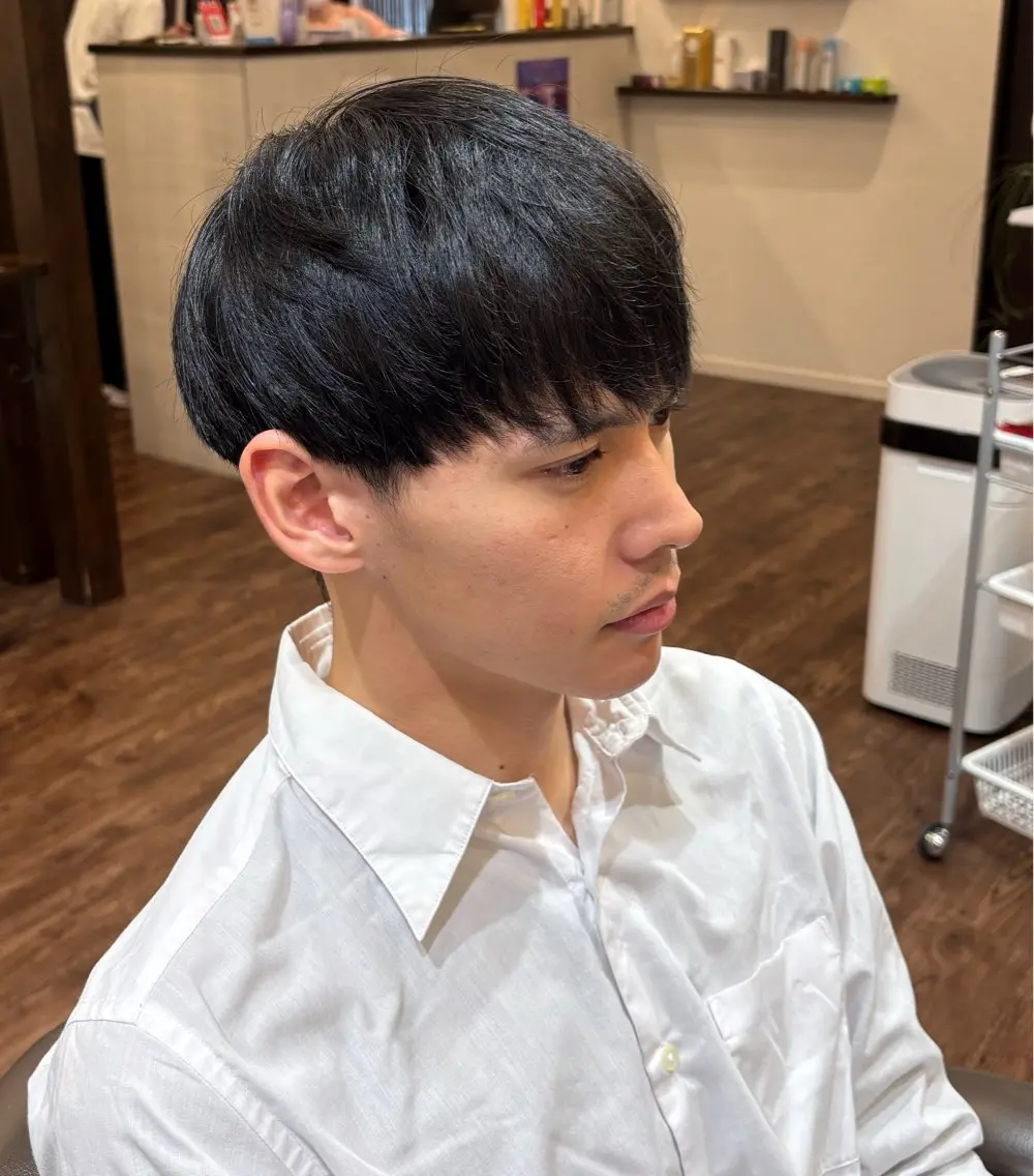 メンズ マッシュ 飯島 美琉のヘアスタイル