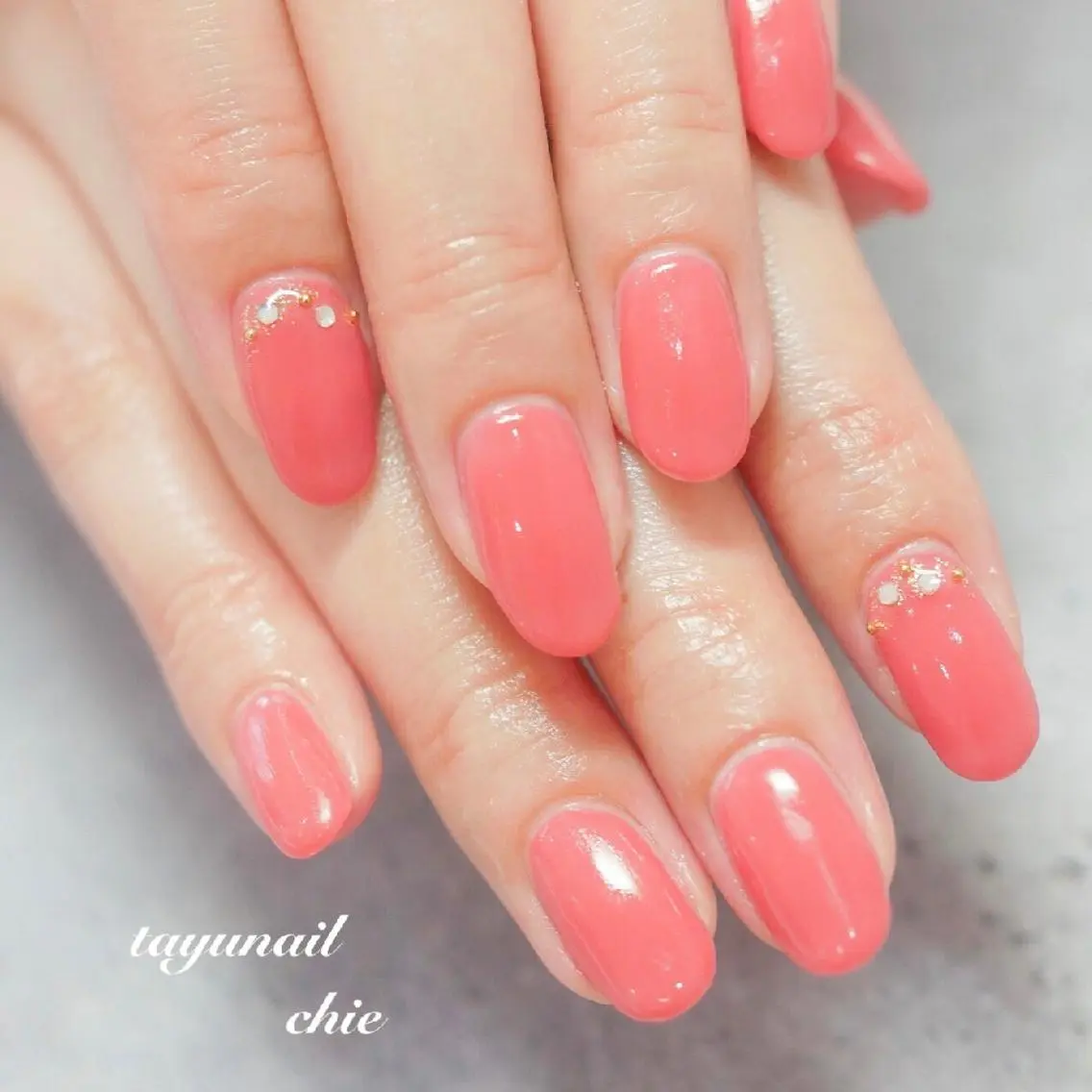 ネイル アートネイル ブルー ジェルネイル ワンカラーネイル パラジェル ハンドネイル ネイルサロン 【たゆnail】のネイルデザイン