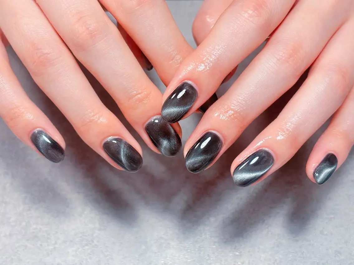 ネイル フラワーネイル マグネットネイル ミラーネイル ニュアンスネイル 春ネイル ハンドネイル ハンドケア 💫ゆか_ Nailartistのネイルデザイン