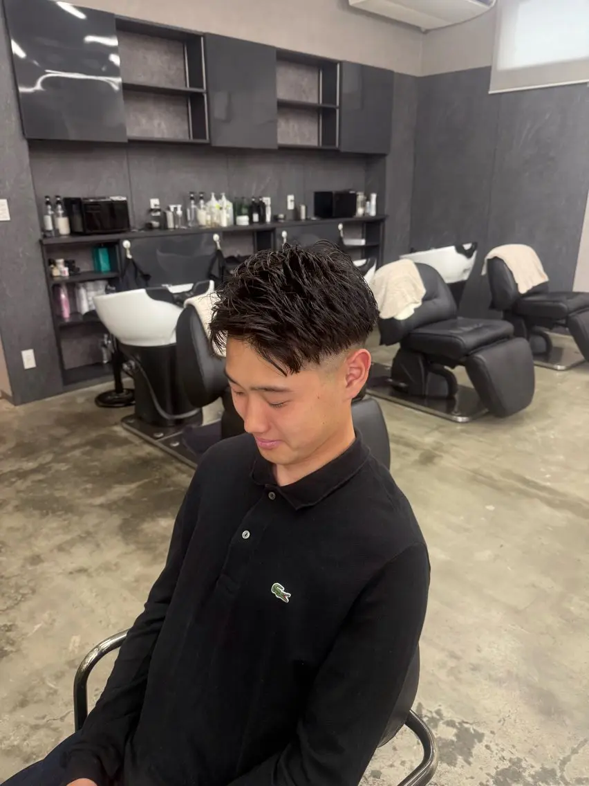 ショート ショートヘア カット 【メンズ特化】 カット・パーマ野上のヘアスタイル