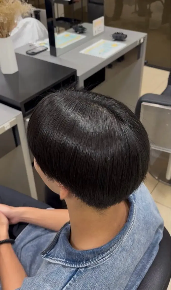 ショート パーマ メンズ 縮毛矯正 八木 希望 /縮毛モデル募集中！のヘアスタイル