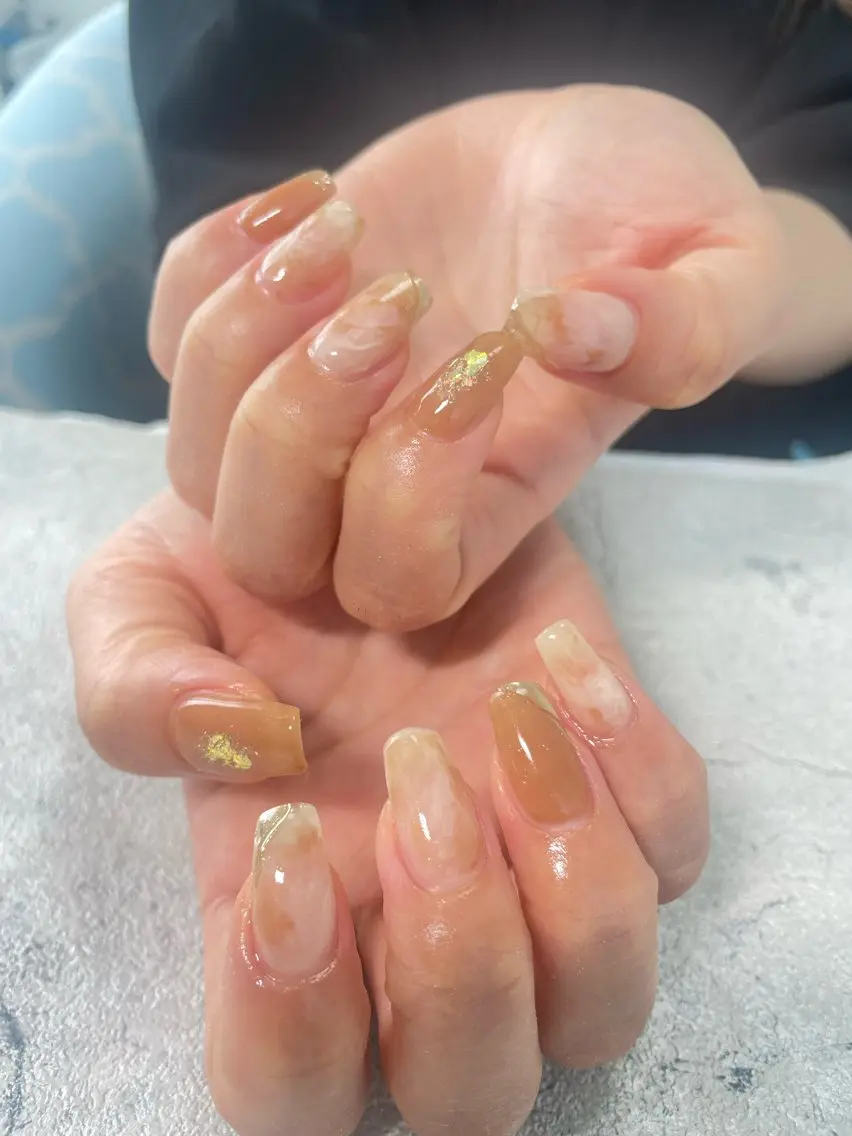 ネイル ニュアンスネイル はるひな ねいるのネイルデザイン