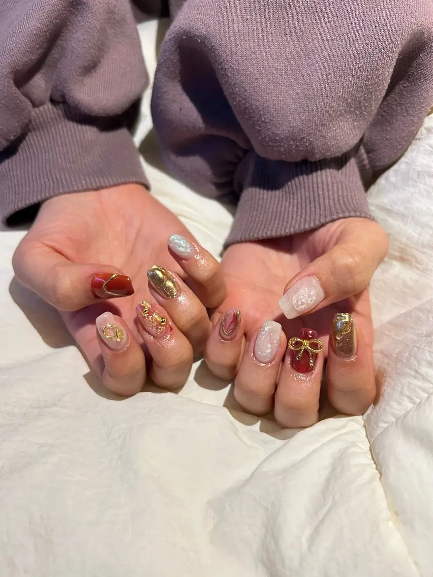 ネイル ハンドネイル 春日井Dahlia Beauty中川のネイルデザイン