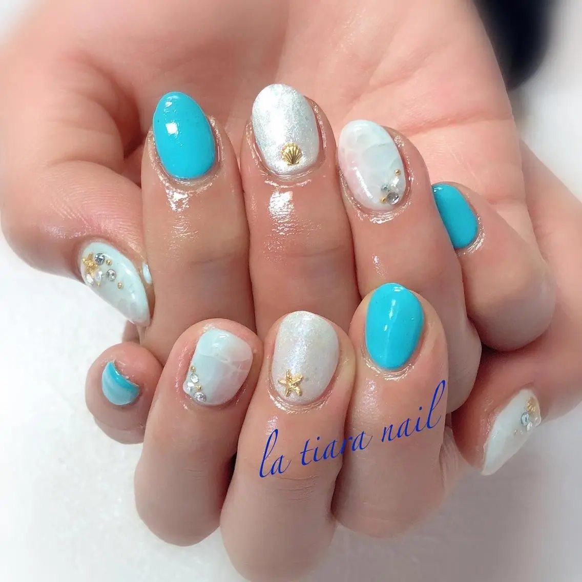 ネイル Blue bird  nailのネイルデザイン