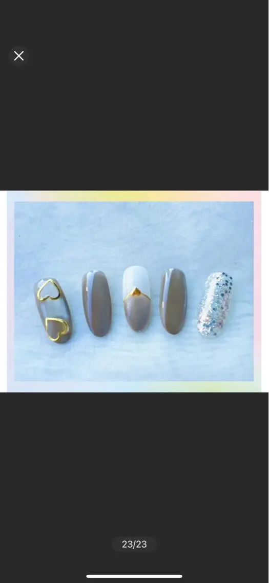 ネイル ハンドネイル ハンドケア H3 Nail Tsuki🦋💙のネイルデザイン