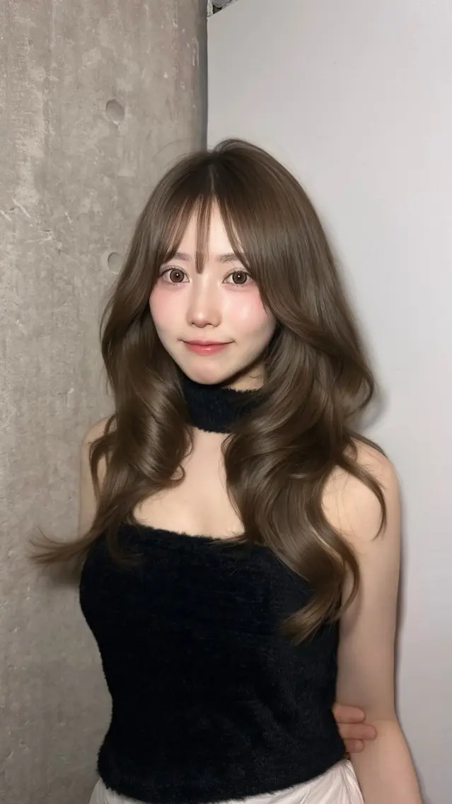 ロング カラー ヘアカラー ヘアセット 上品モテヘア🩶 karen🩶のヘアスタイル